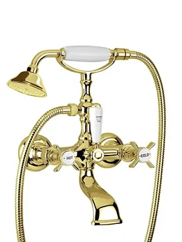Смеситель для ванны/душа Migliore настенный, золото ML.PRN-802.DO