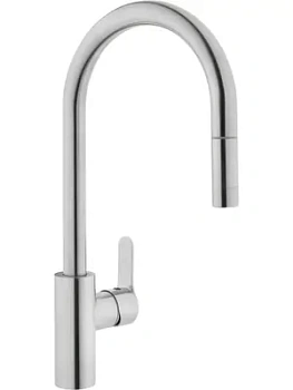 Смеситель для кухни Vitra антибактериальное покрытие,выдвижной излив,хром A42153EXP