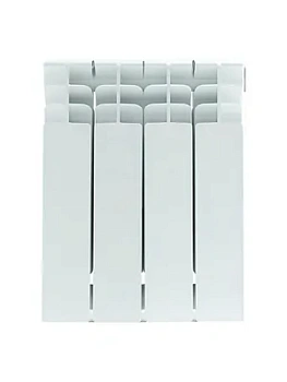 Радиатор STOUT 350 4 секции, биметаллический, боковое подключение, белый SRB-3310-035004