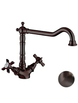 Смеситель для кухни Migliore Cucina двухзахватный, Toscano бронза ML.CUC-851.BT