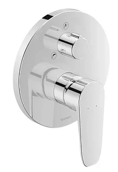 Смеситель Duravit для ванны встраиваемый с переключателем, с клапаном обраного тока B15210018010