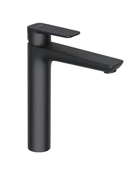 Смеситель KLUDI для умывальника, однорычажный, излив 215мм, черный матовый 402963975