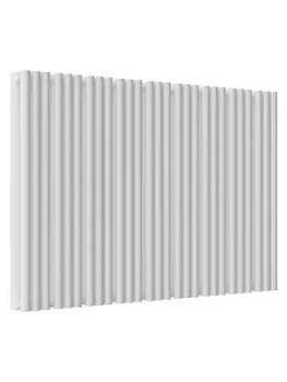 Радиатор стальной Empatiko V S2 двухтруб 1072х536х122 27 сек бок.подкл, 3124Вт, Mild White