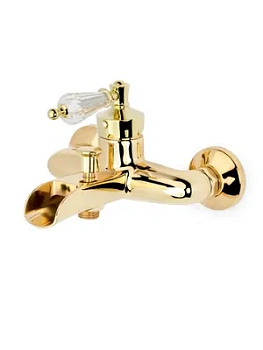 Смеситель Boheme 213-SW для ванны/душа, настенный, однозахватный, без душ гарнитура, золото