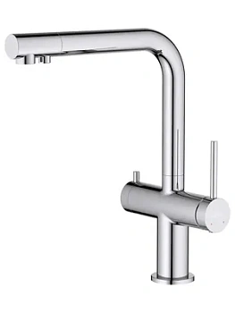 Смеситель для кухни Aquatek AQ1385CR однозахв., излив 285мм, с каналом д/фильтров. воды, хром