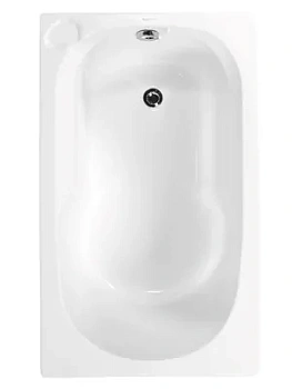 Ванна акриловая VAGNERPLAST 120 (1200х700х350) прямоугольная, белая VPBA127NIK2E-04