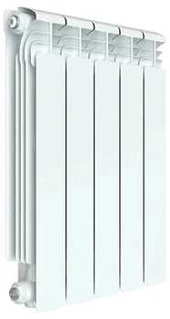 Радиатор алюминиевый Rifar VENTIL VL 500 нижнее левое подключение, 5 секции, 50мм, 930 Вт