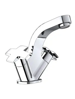 Смеситель Zeegres 71003001 для раковины, двухзахватный, излив 100мм