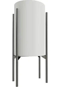 Раковина AeT 360х360х580 без отверстия под смеситель, белая матовая L803T0R0VL101