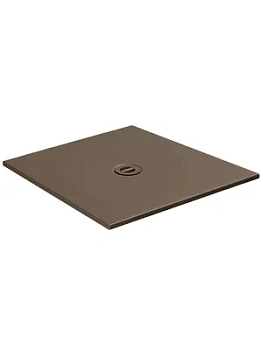 Душевой поддон Azzurra (900х900х20) квадратный, керамика, какао SDPD09009020CC