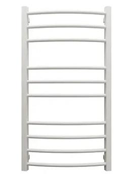 GROTA Полотенцесушитель "Лесенка" водяной 480x900 белый, нерж.сталь, диаг/ниж.покл.D-1/2"