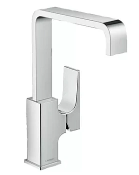 Смеситель Hansgrohe 32511000 для умывальника, однозахватный, клапан push-open, хром