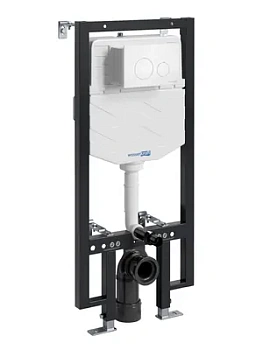 Инсталляция для унитаза WasserKRAFT с клавишей смыва, цвет: белый 56TLT.010.ME.WH02