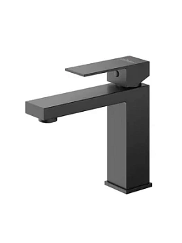 Смеситель CEZARES -LS-NOP для раковины, с донным клапаном, черный матовый