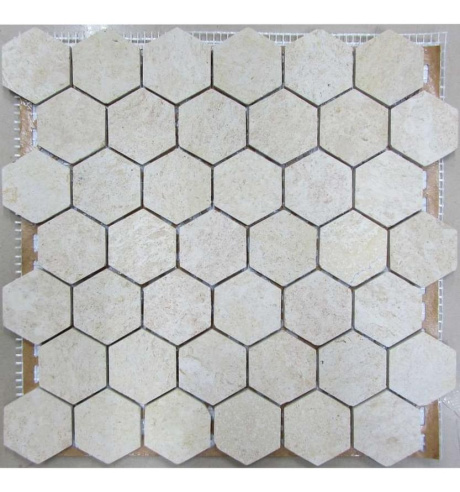 Hexagon Travertine 48 30x30 см