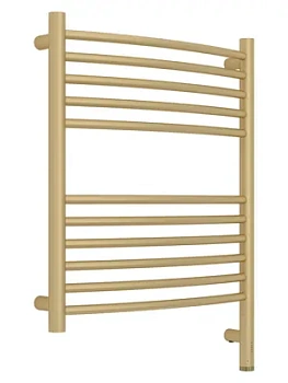 СУНЕРЖА выгнутая Полотенцесушитель 600х500 шампань матовая МЭМ правый 022-6003-6050