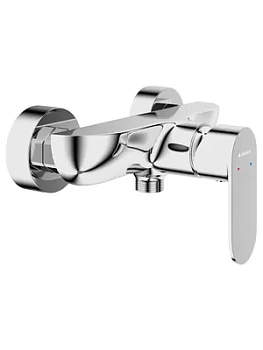 Смеситель для душа Aqueduto BAS0700 настенный, однозахватный, без излива, цвет: хром