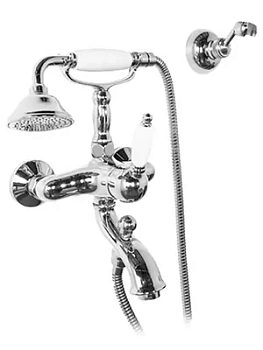 Смеситель GATTONI для ванны/душа, настенный, однозахватный, хром 2700/27CO