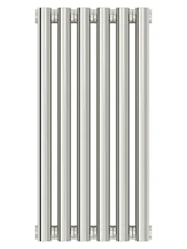 СУНЕРЖА Дизайн радиатор 500х270 (6 секц) нерж.сталь, универ. подкл., 1/2", 00-0332-5006