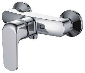 Смеситель Ledeme Н44 настенный, без излива, однозахватный, с душевой лейкой, хром L2044