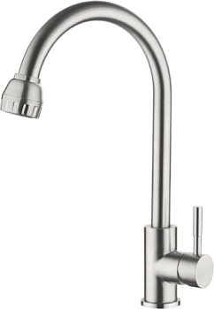 Смеситель Ledeme для кухни, поворотный излив, однозахватный, нержавеющая сталь L74205