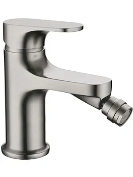 Смеситель Boheme 456-NB для биде, на 1 отверстие, однозахватный, никель браш