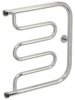 СУНЕРЖА Лира + Полотенцесушитель 500х500 нерж.сталь, нак. гайка 1"