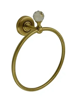 Migliore Полотенцедержатель-кольцо, бронза/SWAROVSKI ML.AMR-60.408.BR
