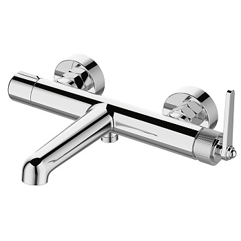 Смеситель для ванны/душа ESKO BG54 настенный, однозахватный, короткий излив, цвет: хром