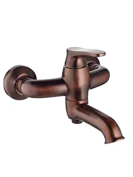 Смеситель для ванны Swedbe с коротким поворотным изливом 2551