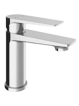 Смеситель для раковины Aqueduto LIN0100 однозахватный, низкий излив 86мм, цвет: хром