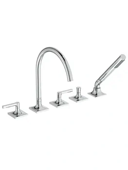 Ideal Standard Смеситель для ванны/душа BD165AA набортный, двухзахватный, хром