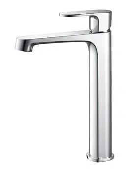 Смеситель для раковины Aquatek AQ1204CR однозахватный, излив 239мм, б/дон. клапана, хром