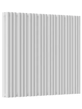 Радиатор стальной Empatiko V S2 двухтруб 952х536х122 24 сек бок.подкл, 2777Вт, Mild White