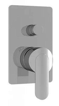 Смеситель CEZARES -VDIM-01-Cr для ванны, встраиваемый с переключателем, однозахватный