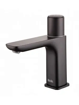 Смеситель Iddis Push Control с кнопочным управлением, черный SLIBLBTi01