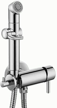 Смеситель встраиваемый Lemark LM7166C гигиенич.душ, плавная регул.напора воды, шланг 1,2м, хром