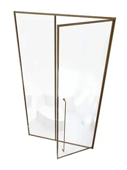 Душевая дверь правая Радомир 1200х2200 стекло 8мм прозрачное/бронза 1-63-4-2-0-356