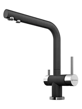 Смеситель для мойки Omoikiri -BL черный,с краном для питьевой воды 4994047
