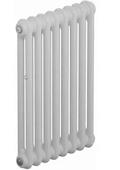 Радиатор стальной двухтрубчатый RIFAR 2057 - 12 секций, боковое подключение, белый TUB 2057-12