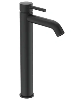 Смеситель для раковины Ideal Standard однозахватный, излив 250мм, д/к, черный мат. BC194XG