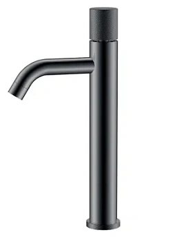 Смеситель Boheme 122-SGM.4 для раковины, на 1 отверстие,однозахв, ручка spirale, графит глянц