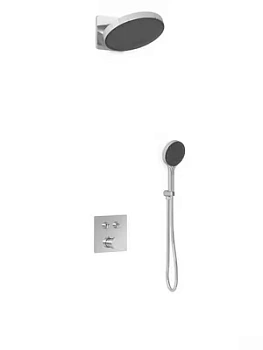 Душевая система Vincea встраиваемая,термостат.,верхний и ручной душ,хром VSFW-421I3CH