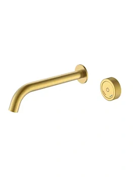 Смеситель Boheme 158/2-MG для раковины, встраиваемый, автоматический, золото матовое