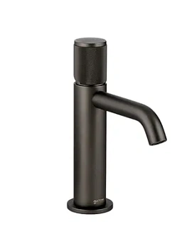 Смеситель GATTONI для раковины, с донным клапаном, антрацит серый 110/22GA