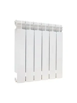 Радиатор биметаллический Fondital 500/100, 6 секций, 1032Вт, белый