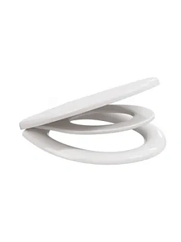 Сиденье для унитаза Berges PP быстросъемное, крепление полипропилен, белый 025904