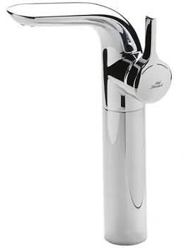 Смеситель для умывальника Ideal Standard A4266AA высокий излив 124мм, д/к, гибк подводка 3/8