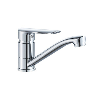 Смеситель для кухни ESKO LG 15 однозахватный, на 1 отверстие, низкий излив, хром