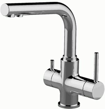 Смеситель для кухни Lemark LM3061C излив 240мм, с подключением к фильтру питьвой воды, хром